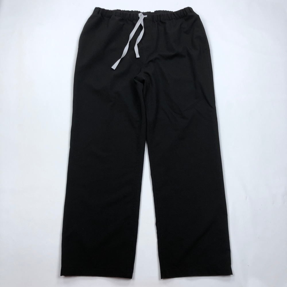 FIGS Mens Pisco Technical Collection Straight Leg Scrub Pants Black Large FM4500